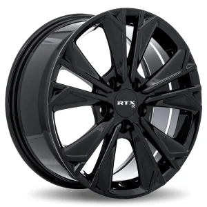RTX Wheels – HD-01 – Black – 17″x7.5″ 45mm – All weather Wheels – 083186